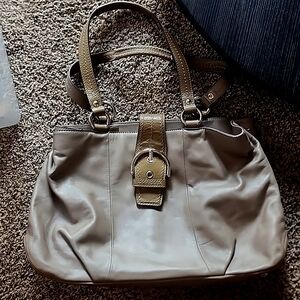 Coach leather handbag